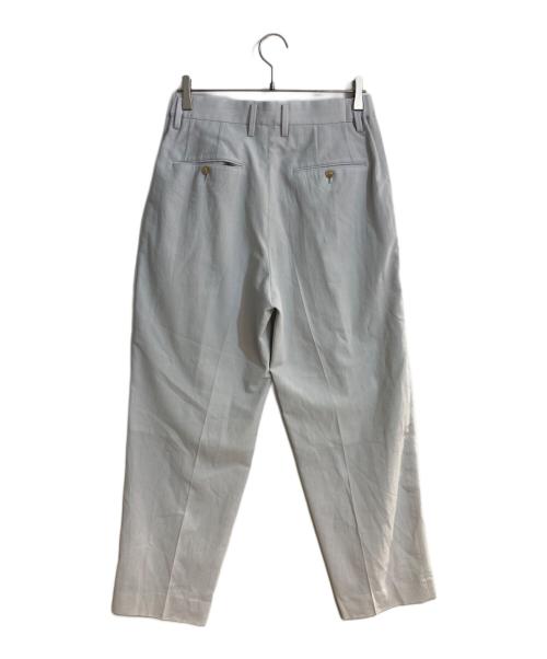 IRENISA（イレニサ）IRENISA (イレニサ) THE TOKYO (ザトーキョー) 別注ONE TUCKS STRAIGHT TROUSERS/ワンタック ストレート トラウザーズ グレー サイズ:2の古着・服飾アイテム