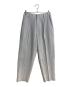 IRENISA（イレニサ）の古着「別注ONE TUCKS STRAIGHT TROUSERS/ワンタック ストレート トラウザーズ」｜グレー