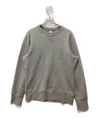 LOOPWHEELER×BEAMS PLUSループウィラー×ビームスプラス）の古着「両Vクルーネックスウェット」｜グレー