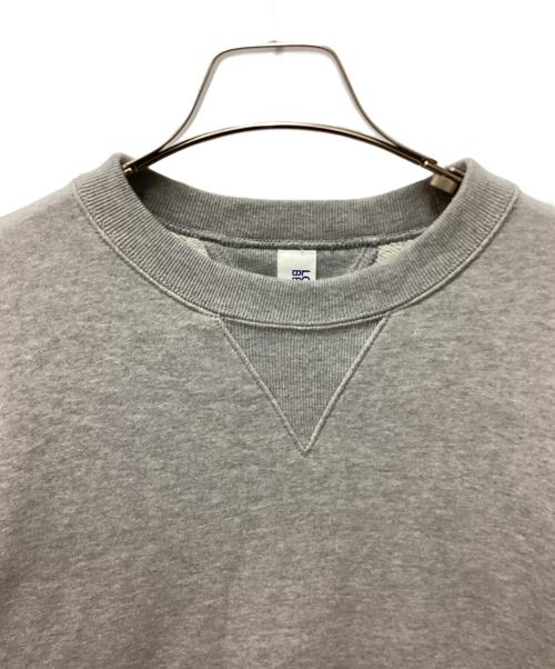 LOOPWHEELER（ループウィラー）LOOPWHEELER (ループウィラー) BEAMS PLUS (ビームスプラス) 両Vクルーネックスウェット グレー サイズ:Ｌの古着・服飾アイテム