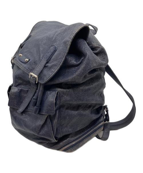 BALENCIAGA（バレンシアガ）BALENCIAGA (バレンシアガ) バックパック ネイビーの古着・服飾アイテム