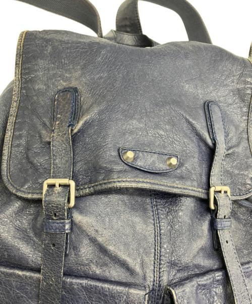 BALENCIAGA（バレンシアガ）BALENCIAGA (バレンシアガ) バックパック ネイビーの古着・服飾アイテム
