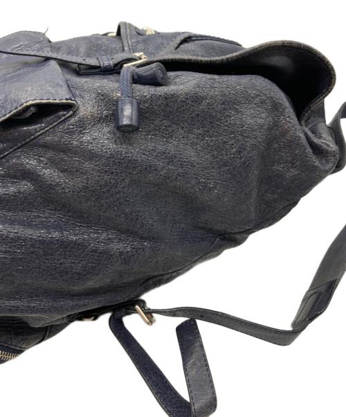BALENCIAGA（バレンシアガ）BALENCIAGA (バレンシアガ) バックパック ネイビーの古着・服飾アイテム