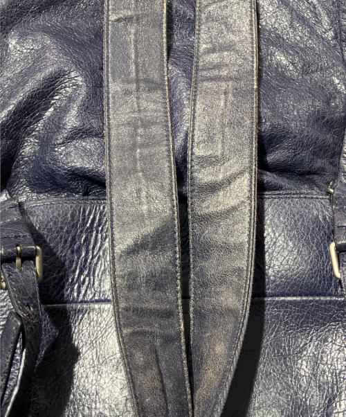 BALENCIAGA（バレンシアガ）BALENCIAGA (バレンシアガ) バックパック ネイビーの古着・服飾アイテム