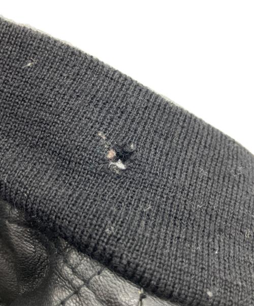 EMPORIO ARMANI（エンポリオ アルマーニ）EMPORIO ARMANI (エンポリオ アルマーニ) オールドレザーキルティングジャケット ブラック サイズ:48の古着・服飾アイテム