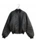EMPORIO ARMANI（エンポリオ アルマーニ）の古着「オールドレザーキルティングジャケット」｜ブラック