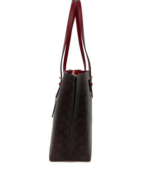 COACH（コーチ）COACH (コーチ) モリーシグネチャートートバッグ ブラウンの古着・服飾アイテム