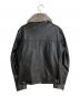 BURBERRY BLACK LABEL (バーバリーブラックレーベル) ラビットファーラムレザージャケット ブラック サイズ:M：30000円