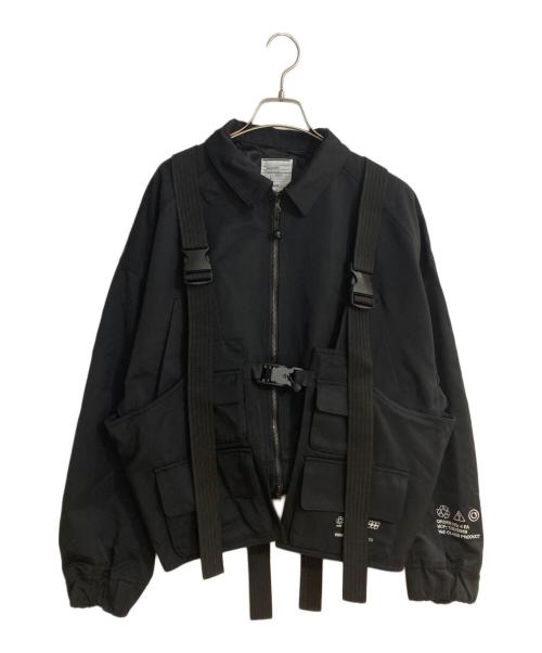 SHAREEF（シャリーフ）SHAREEF (シャリーフ) SHAREEF BODY VEST BLOUSON ブラック サイズ:2 未使用品の古着・服飾アイテム