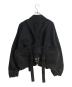 SHAREEF (シャリーフ) SHAREEF BODY VEST BLOUSON ブラック サイズ:2 未使用品：12000円