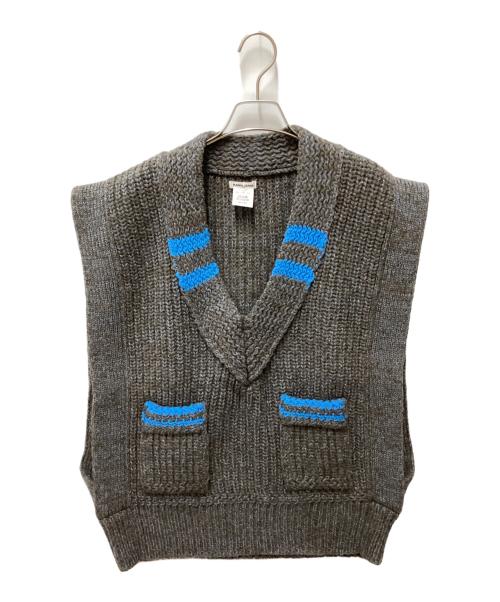 FUMIKA UCHIDA（フミカウチダ）FUMIKA UCHIDA (フミカウチダ) 3G Mix Shetland/OVER VEST ベージュ サイズ:36の古着・服飾アイテム