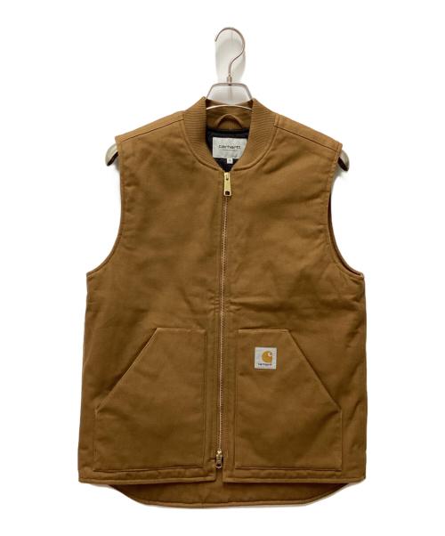 Carhartt WIP（カーハート ワーク イン プログレス）Carhartt WIP (カーハート ワーク イン プログレス) CLASSIC VEST/クラシックベスト ブラウン サイズ:Mの古着・服飾アイテム