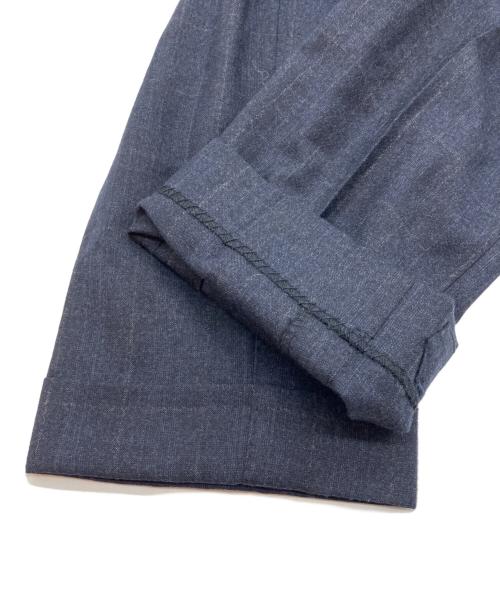 RING JACKET（リングジャケット）RING JACKET (リングジャケット) ウールチェックセットアップスーツ ネイビー サイズ:44の古着・服飾アイテム