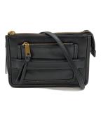 MARC JACOBSマークジェイコブス）の古着「レザーショルダーバッグ」｜ブラック