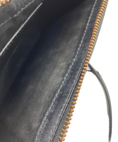 MARC JACOBS（マークジェイコブス）MARC JACOBS (マークジェイコブス) レザーショルダーバッグ ブラックの古着・服飾アイテム