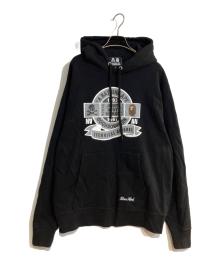 A BATHING APE×NEIGHBORHOOD（アベイシングエイプ×ネイバーフッド）の古着「RELAXED FIT PULLOVER HOODIE/リラックス フィット プルオーバー フーディー」｜ブラック