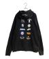 A BATHING APE (アベイシングエイプ) NEIGHBORHOOD (ネイバーフッド) RELAXED FIT PULLOVER HOODIE/リラックス フィット プルオーバー フーディー ブラック サイズ:XL：18000円