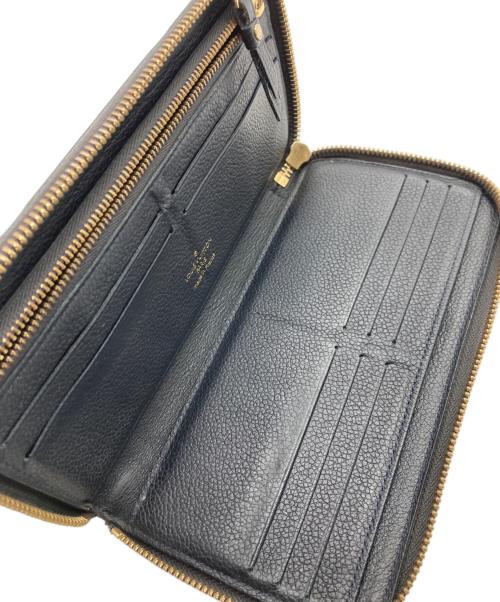 LOUIS VUITTON（ルイ ヴィトン）LOUIS VUITTON (ルイ ヴィトン) ラウンドファスナー財布 ネイビーの古着・服飾アイテム
