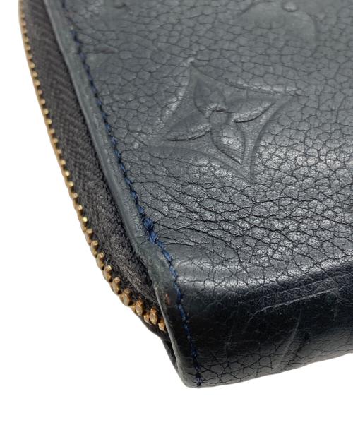 LOUIS VUITTON（ルイ ヴィトン）LOUIS VUITTON (ルイ ヴィトン) ラウンドファスナー財布 ネイビーの古着・服飾アイテム