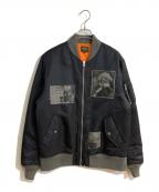 FUCT SSDDファクト）の古着「16AW MA-1ジャケット」｜ブラック
