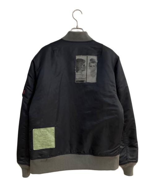 FUCT SSDD（ファクト）FUCT SSDD (ファクト) 16AW MA-1ジャケット ブラック サイズ:Ｌの古着・服飾アイテム