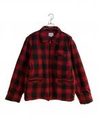 FUCT SSDDファクト）の古着「15AW WOOL SPORTS JACKET/ウールスポーツジャケット」｜レッド