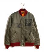 FUCT SSDDファクト）の古着「16AW MA-1ジャケット」｜カーキ