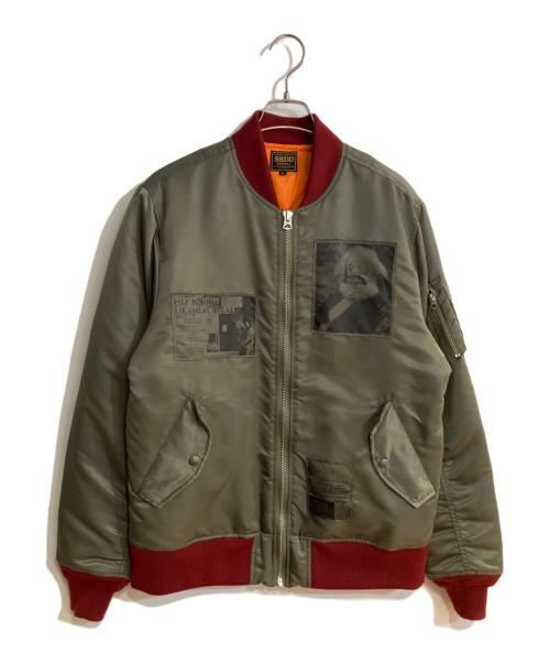 FUCT SSDD（ファクト）FUCT SSDD (ファクト) 16AW MA-1ジャケット カーキ サイズ:Ｌの古着・服飾アイテム