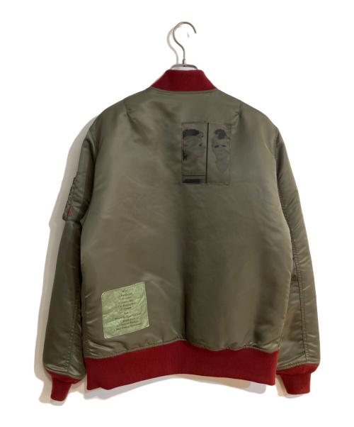 FUCT SSDD（ファクト）FUCT SSDD (ファクト) 16AW MA-1ジャケット カーキ サイズ:Ｌの古着・服飾アイテム