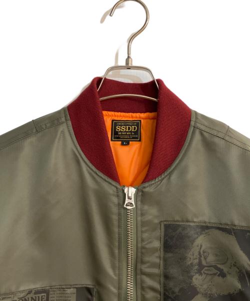 FUCT SSDD（ファクト）FUCT SSDD (ファクト) 16AW MA-1ジャケット カーキ サイズ:Ｌの古着・服飾アイテム