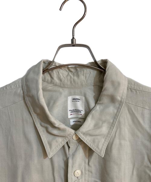 VISVIM（ビズビム）VISVIM (ビズビム) MAINSAIL SHIRT L/S/メインセイル シャツ ロングスリーブ ベージュ サイズ:2の古着・服飾アイテム