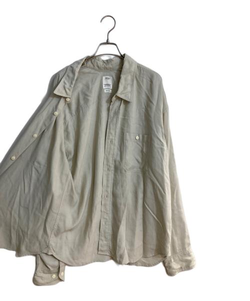 VISVIM（ビズビム）VISVIM (ビズビム) MAINSAIL SHIRT L/S/メインセイル シャツ ロングスリーブ ベージュ サイズ:2の古着・服飾アイテム