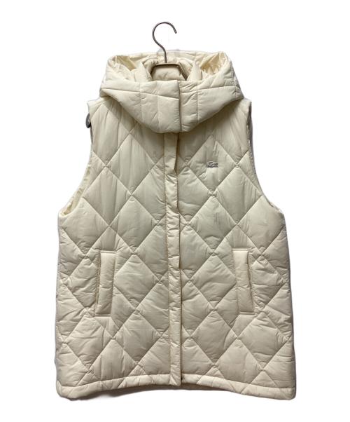 LACOSTE（ラコステ）LACOSTE (ラコステ) 撥水キルティングベスト ベージュ サイズ:40の古着・服飾アイテム