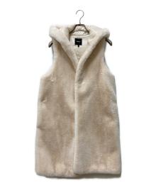 theory（セオリー）の古着「mariz 2 synthetic fur/マリーズ ツー シンセティック ファー」｜アイボリー