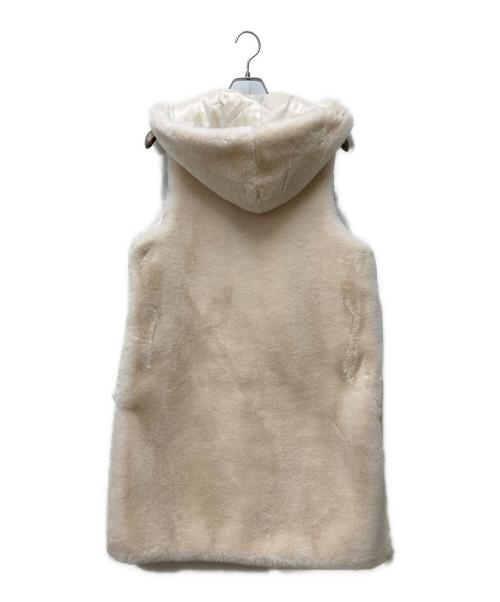 theory（セオリー）theory (セオリー) mariz 2 synthetic fur/マリーズ ツー シンセティック ファー アイボリー サイズ:Mの古着・服飾アイテム