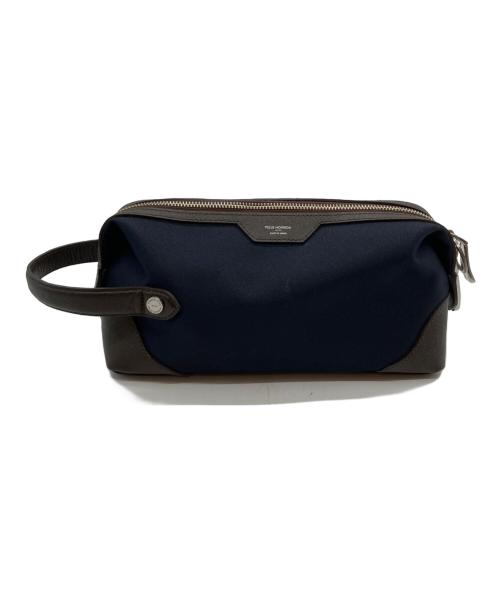 PELLE MORBIDA（ペッレモルビダ）PELLE MORBIDA (ペッレモルビダ) CAPITANO サードバッグ/カピターノ ネイビーの古着・服飾アイテム