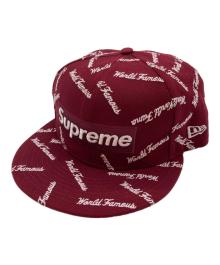 New Era×SUPREME（ニューエラ×シュプリーム）の古着「World Famous Box Logo/ワールド フェイマス ボックス ロゴ」｜レッド