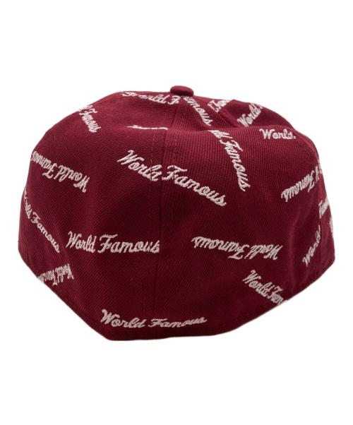 New Era（ニューエラ）New Era (ニューエラ) SUPREME (シュプリーム) World Famous Box Logo/ワールド フェイマス ボックス ロゴ レッドの古着・服飾アイテム