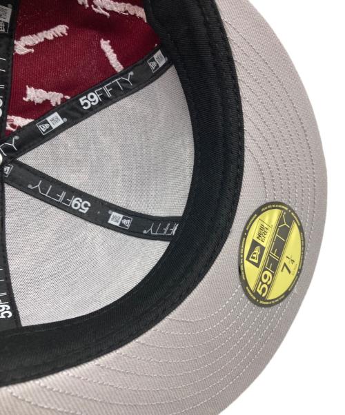 New Era（ニューエラ）New Era (ニューエラ) SUPREME (シュプリーム) World Famous Box Logo/ワールド フェイマス ボックス ロゴ レッドの古着・服飾アイテム