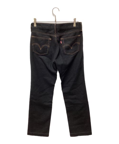 JUNYA WATANABE COMME des GARCONS MAN PINK（ジュンヤワタナベ コムデギャルソンマン ピンク）JUNYA WATANABE COMME des GARCONS MAN PINK (ジュンヤワタナベ コムデギャルソンマン ピンク) LEVI'S (リーバイス) アーカイブフェルト地デニムパンツ ブラック サイズ:Mの古着・服飾アイテム
