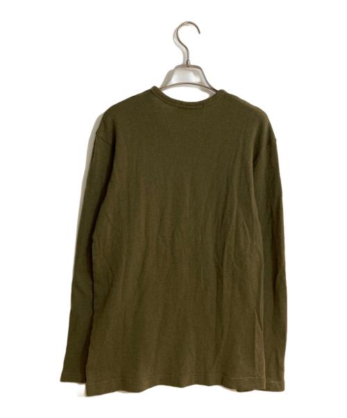COMME des GARCONS SHIRT（コムデギャルソンシャツ）COMME des GARCONS SHIRT (コムデギャルソンシャツ) ペイントニット グリーン サイズ:Sの古着・服飾アイテム