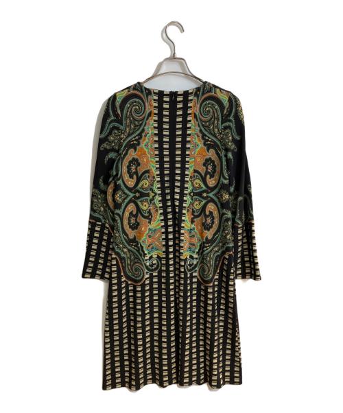 ETRO（エトロ）ETRO (エトロ) ペイズリー柄フレアスリーブストレッチワンピース ブラック サイズ:不明の古着・服飾アイテム