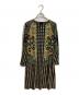 ETRO（エトロ）の古着「ペイズリー柄フレアスリーブストレッチワンピース」｜ブラック
