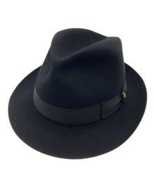 BORSALINO（ボルサリーノ）の古着「ラビットファー フェルトハット」｜ブラック