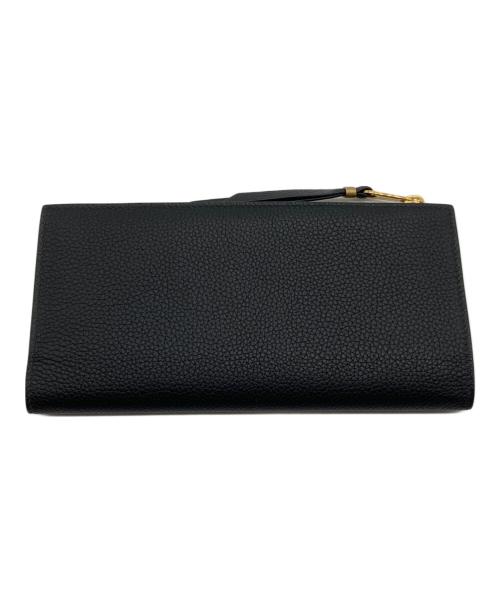 BALENCIAGA（バレンシアガ）BALENCIAGA (バレンシアガ) CARRIE BIFOLD LONG WALLET/キャリー バイフォールド ロング ウォレット ブラックの古着・服飾アイテム