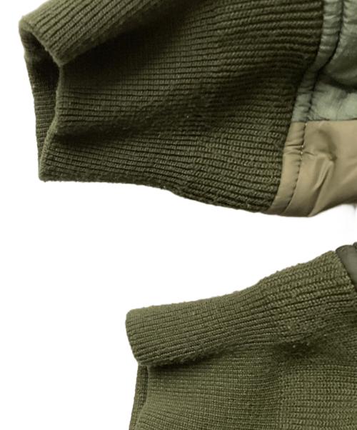 DIESEL（ディーゼル）DIESEL (ディーゼル) 切替ボンバージャケット グリーン サイズ:Mの古着・服飾アイテム
