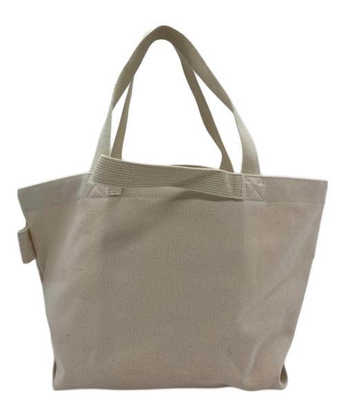 LUDLOW（ラドロー）LUDLOW (ラドロー) UNITED ARROWS (ユナイテッドアローズ) EMB トートバッグ アイボリーの古着・服飾アイテム