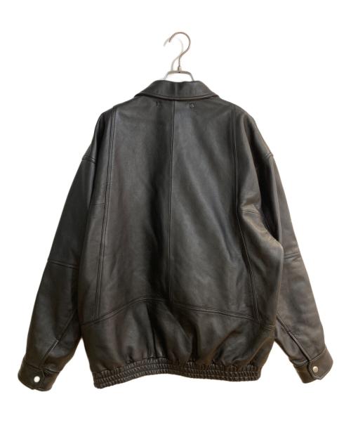 AVIREX（アヴィレックス）AVIREX (アヴィレックス) LEATHER CWU BLOUSON/レザー シーダブリューユー ブルゾン ブラック サイズ:XLの古着・服飾アイテム