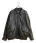 AVIREX（アヴィレックス）の古着「LEATHER CWU BLOUSON/レザー シーダブリューユー ブルゾン」｜ブラック