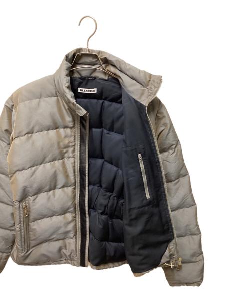 JIL SANDER（ジルサンダー）JIL SANDER (ジルサンダー) オールドメタリックダウンジャケット グレー サイズ:36の古着・服飾アイテム